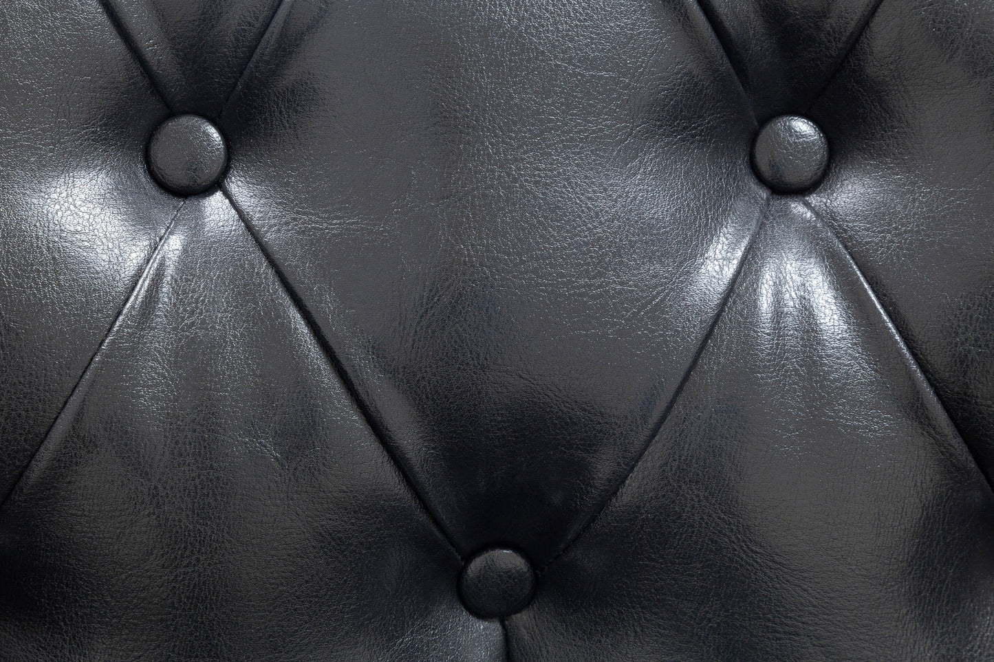 Hampton 2 Seat Chesterfield Leather Sofa (Available in Black Leather, Antique Brown Leather or Oxblood Red Leather)