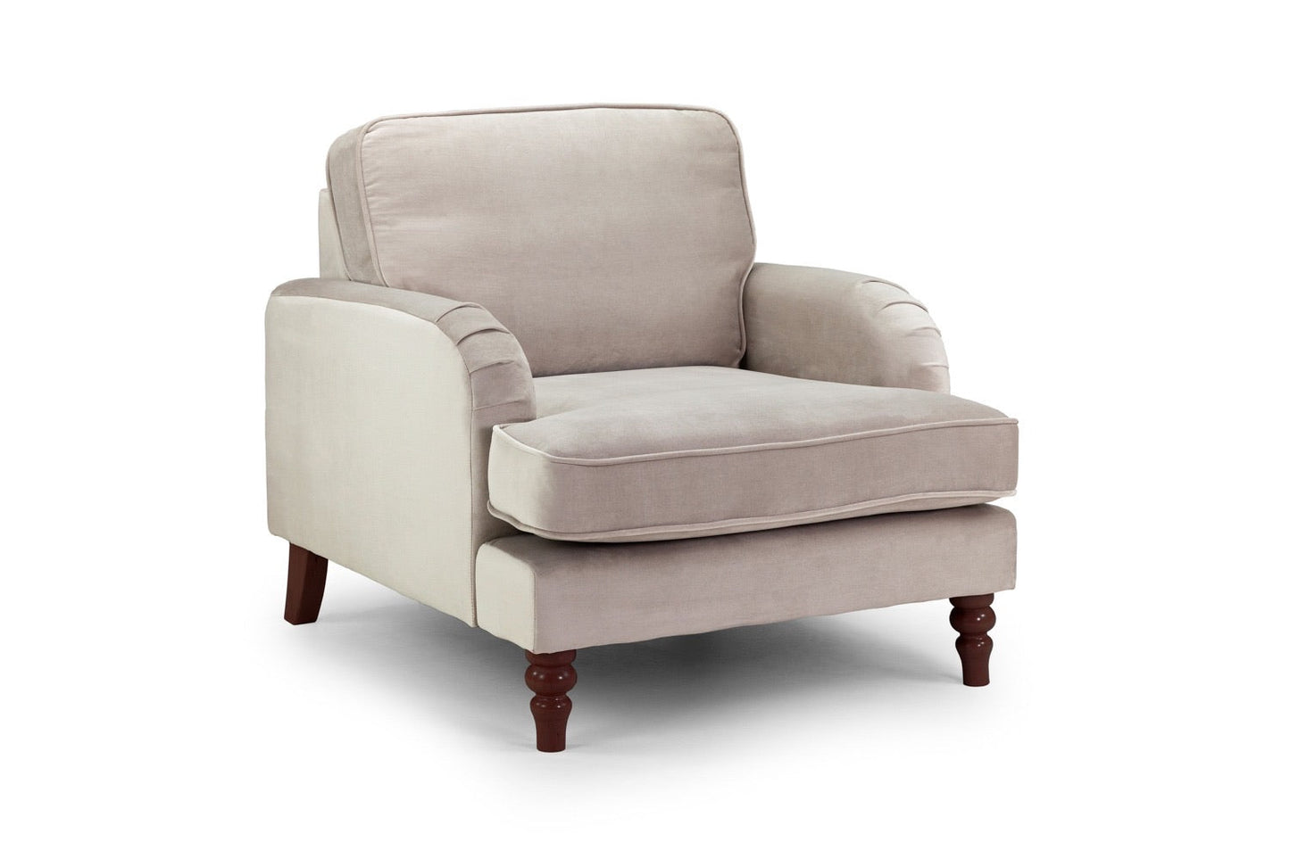 Rupert 3 and 2 Seat Sofa Bundle Deal in Plush Velvet Beige
