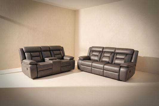 Nova Electric Recliner Leather Sofa 3+2 Seater