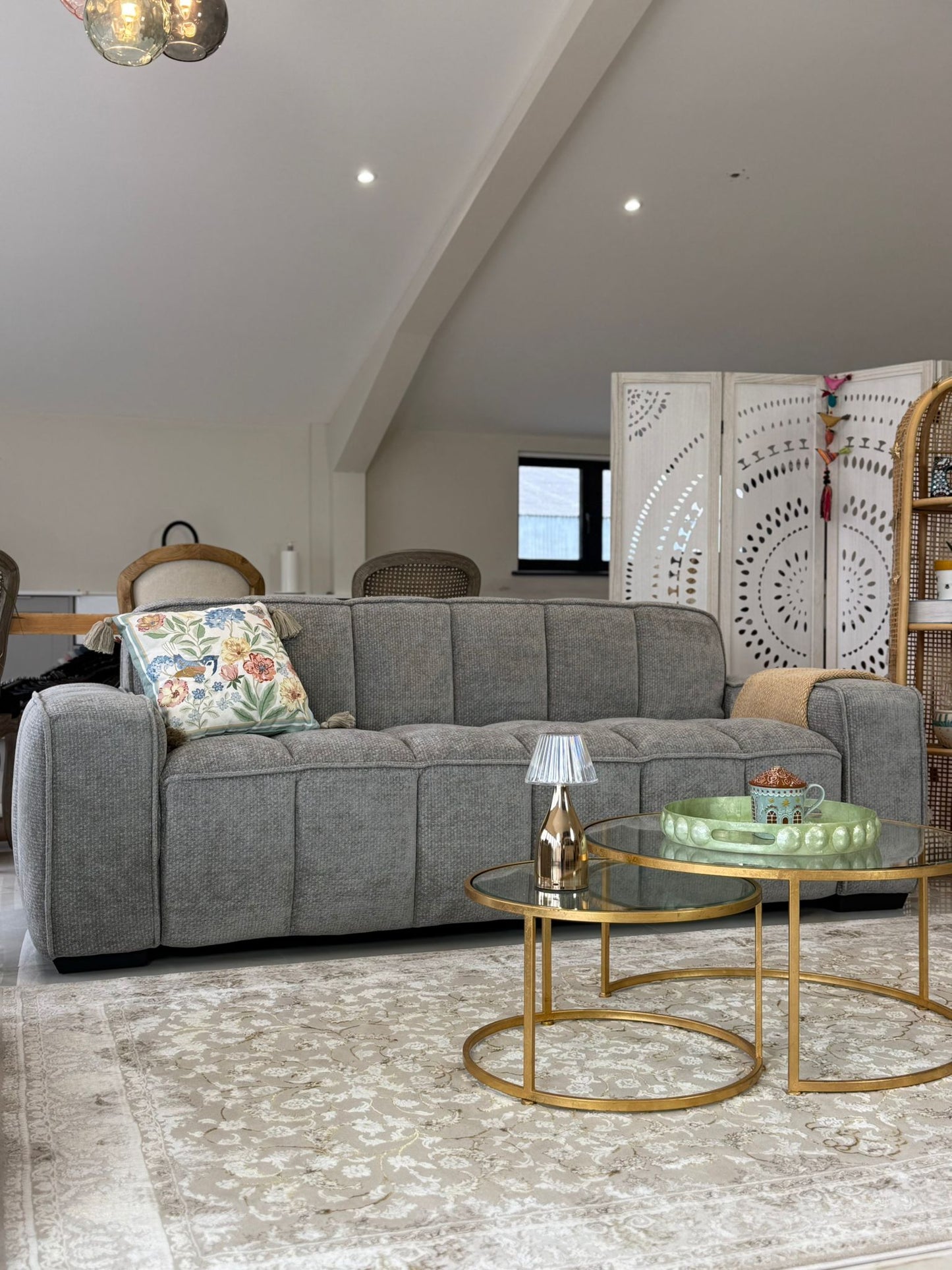Monaco Cloud 3 Seat Sofa (Available in Beige, Grey or Olive)