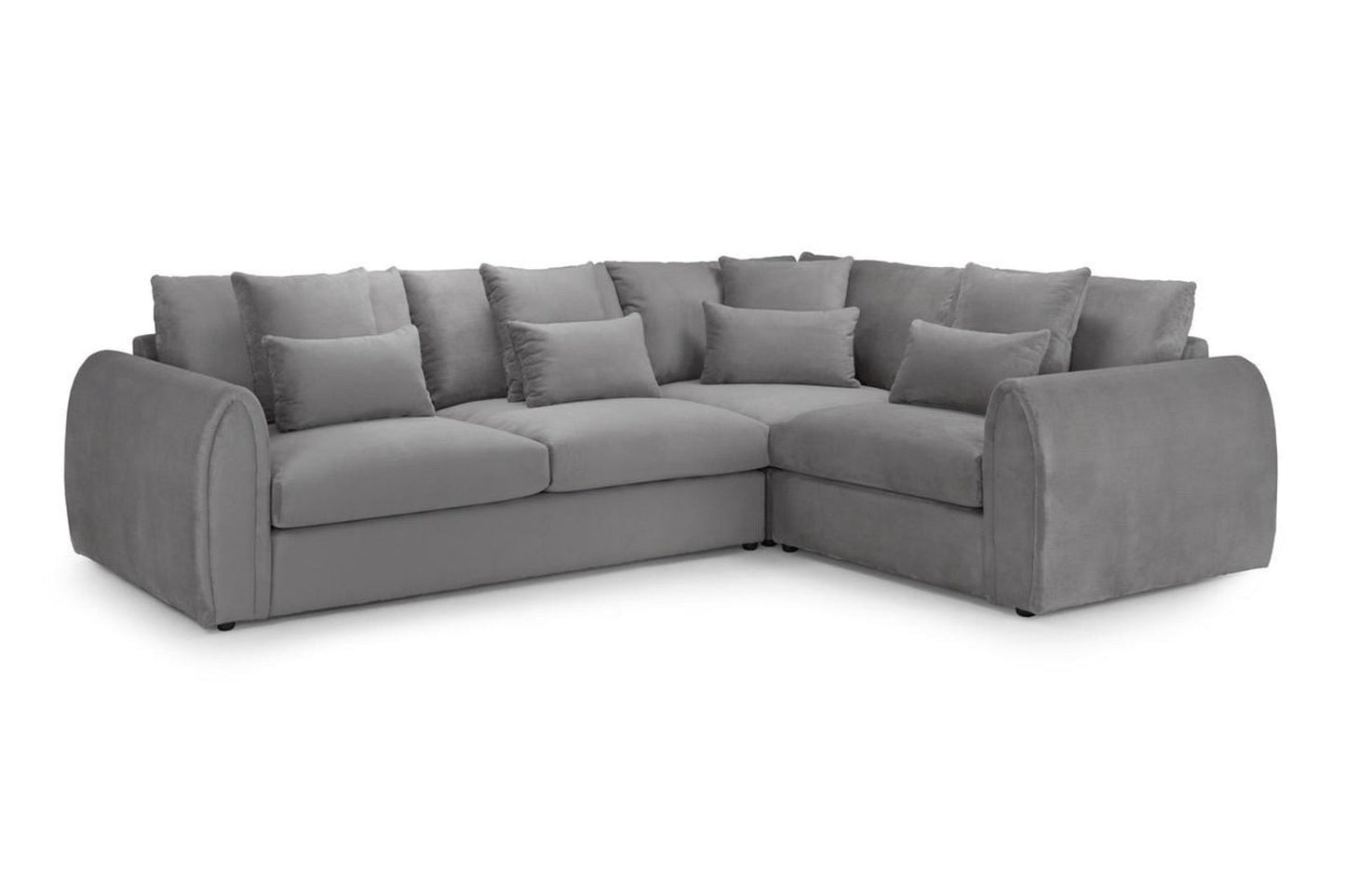 Bishop Corner Sofa (Available in Velvet Mocha or Grey)