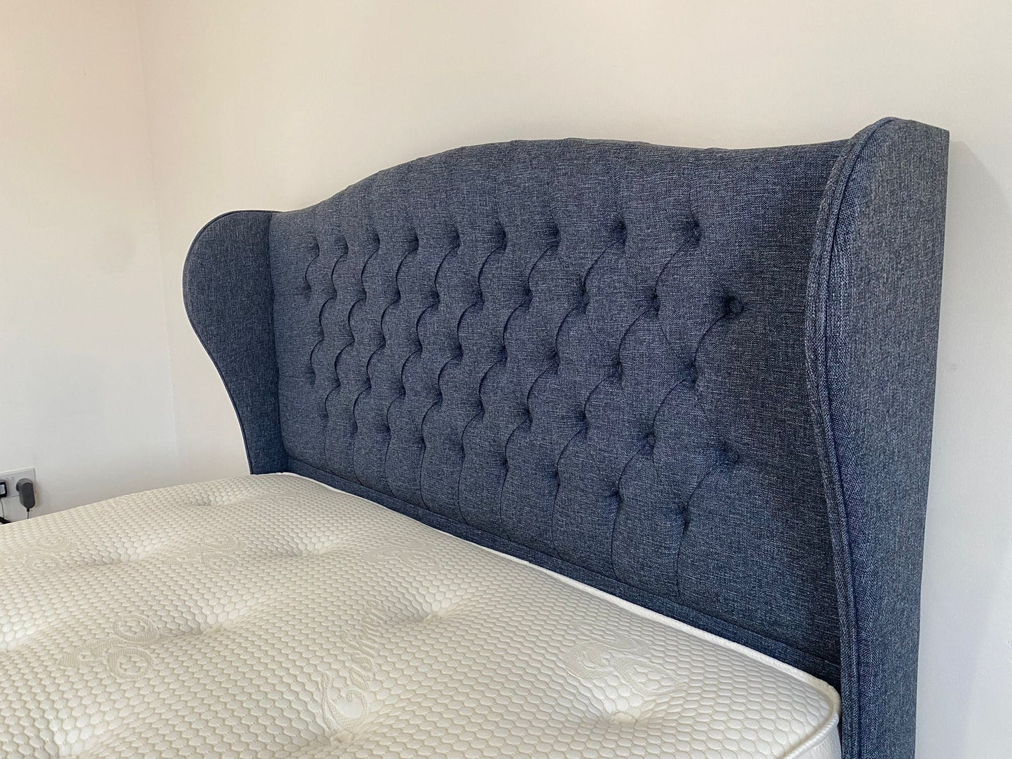 Knightsbridge Floor Standing Headboard With Ottoman Storage Divan Base
