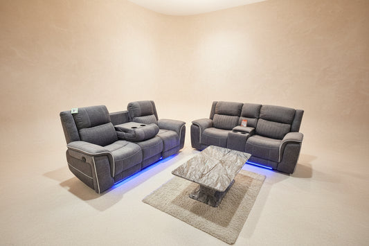 MNS Hannah Electric Recliner 3+2 Sofa Micro Fibre Fabric