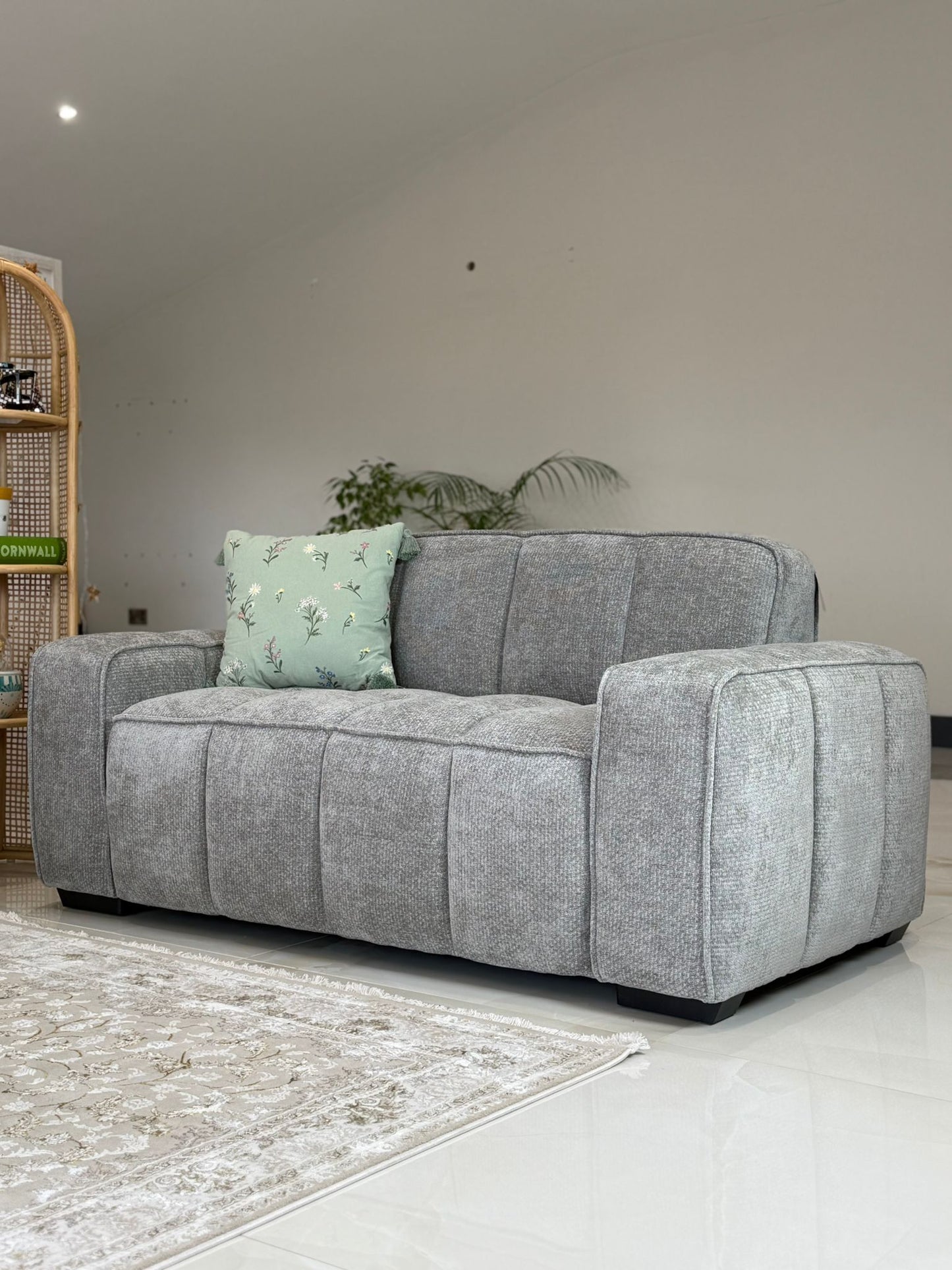 Monaco Cloud 3 and 2 Seat Sofa Bundle Deal (Available in Beige, Grey or Olive)