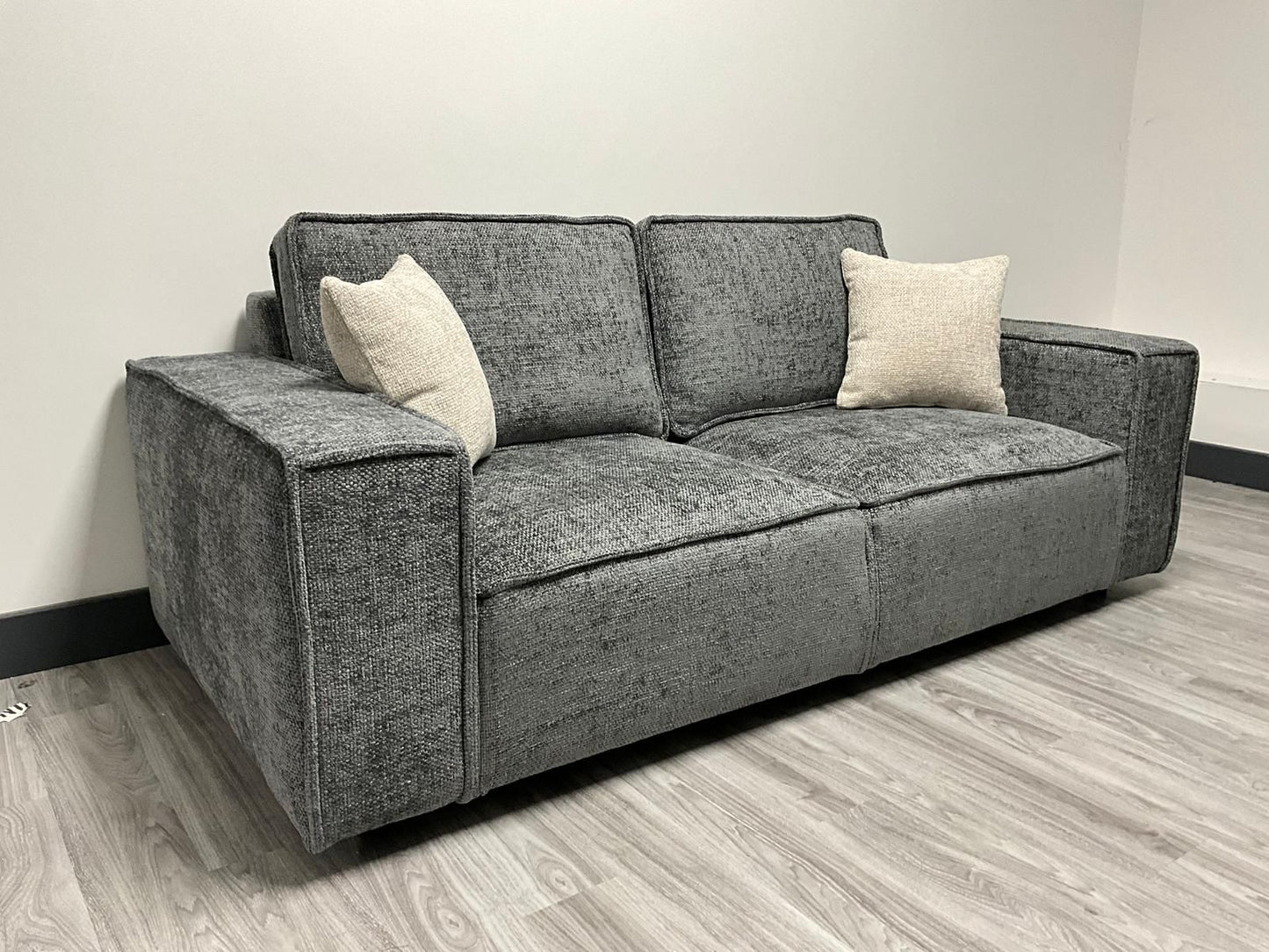 Victoria 3 and 2 Seat Sofa Bundle Deal (Available in Enzo Beige or Grey)