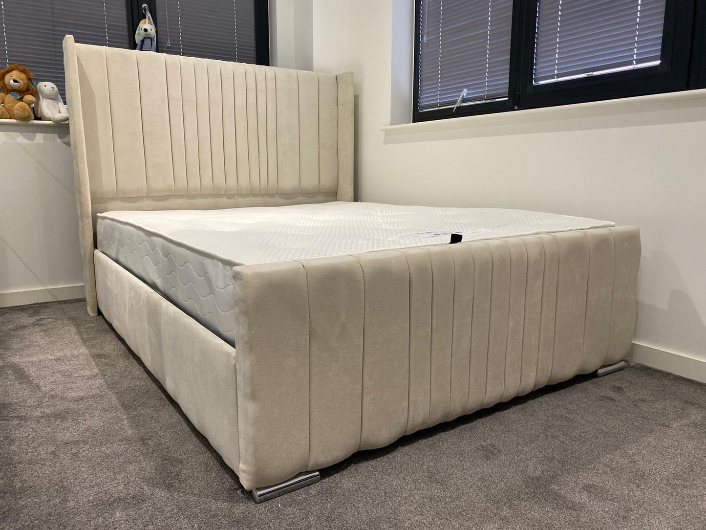 Clarissa Bed Frame With End Lift Storage