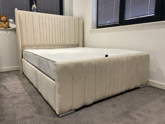 Clarissa Bed Frame With End Lift Storage
