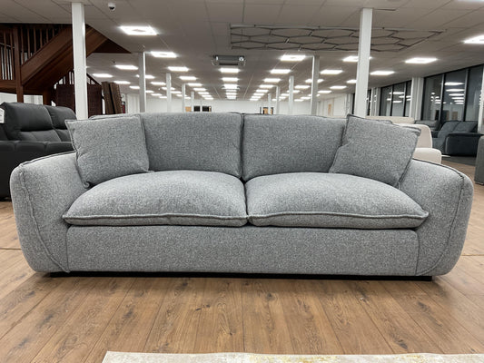 Berkeley Jumbo 3 Seat Sofa (Available in Grey or Beige)