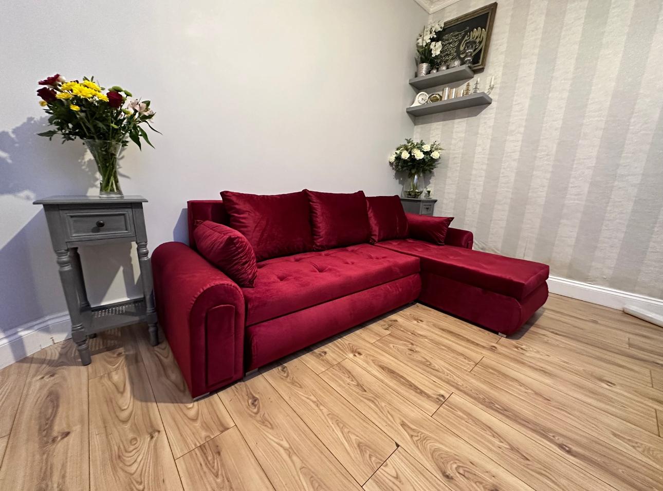 4 seater corner sofa bed