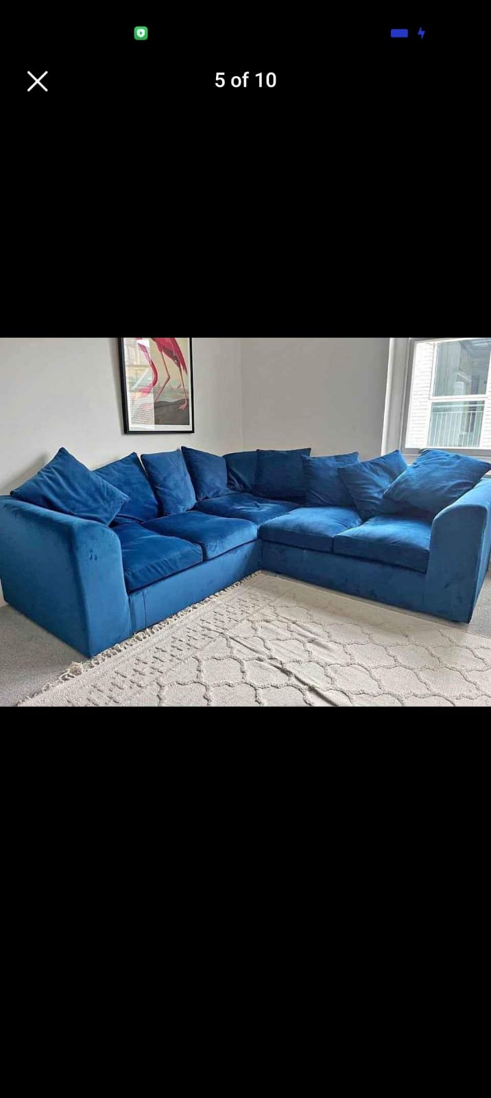 5 seater corner sofa