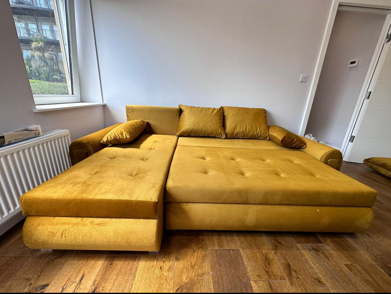 4 seater corner sofa bed