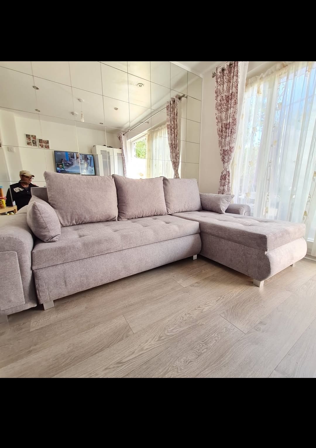 4 seater corner sofa bed