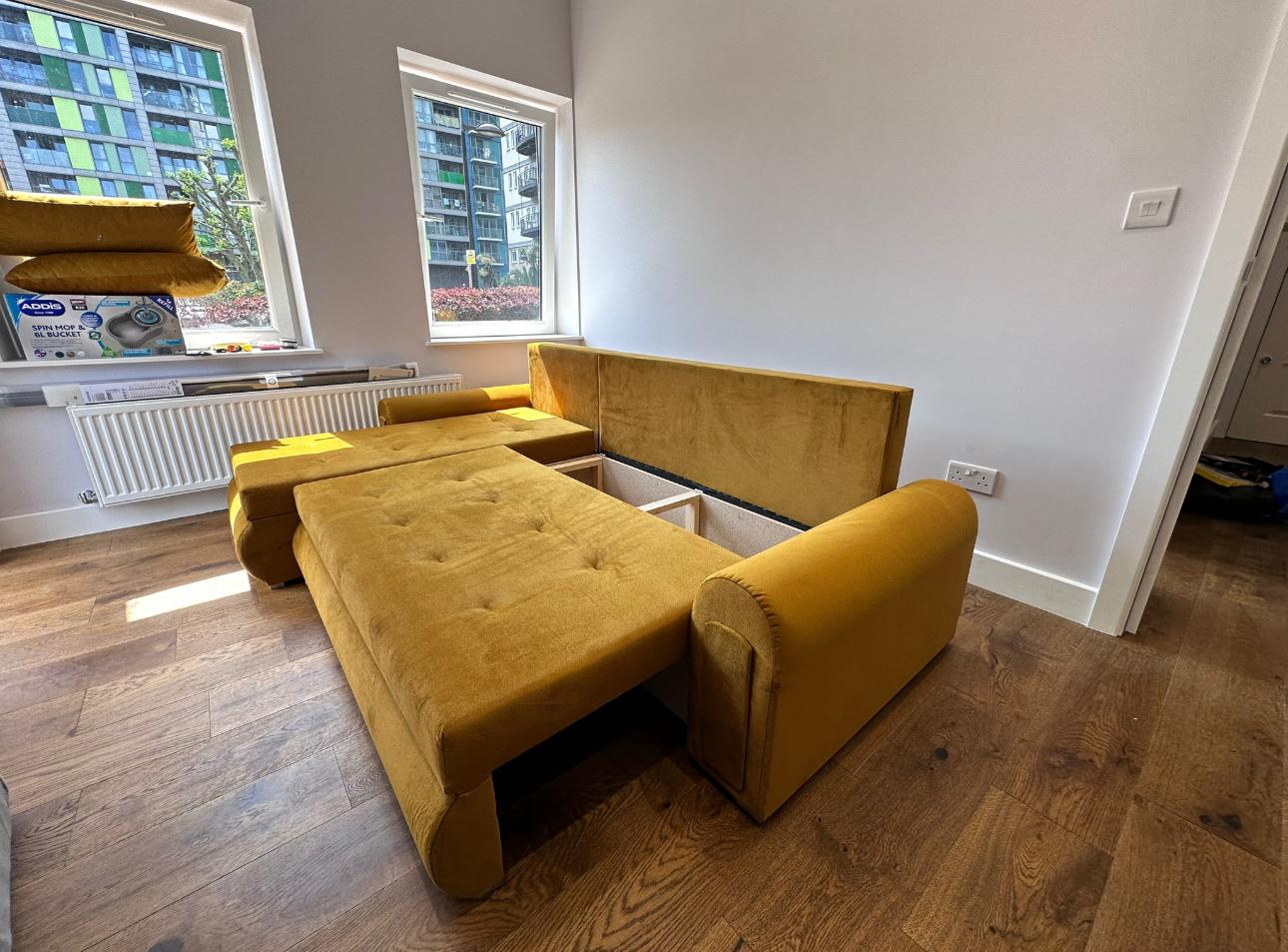 4 seater corner sofa bed