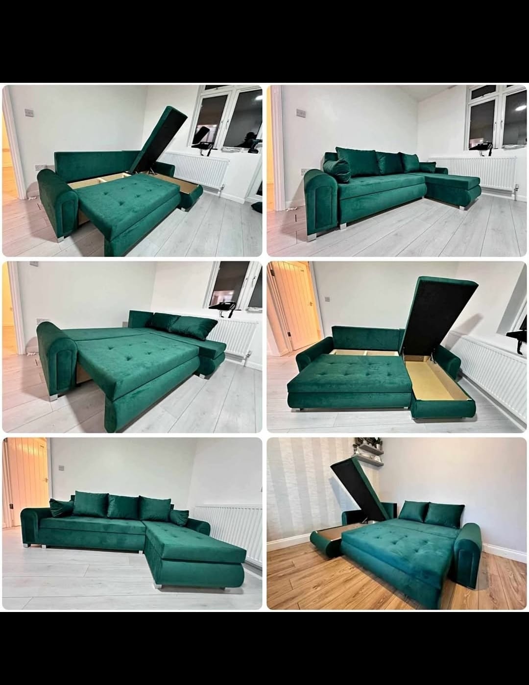 4 seater corner sofa bed