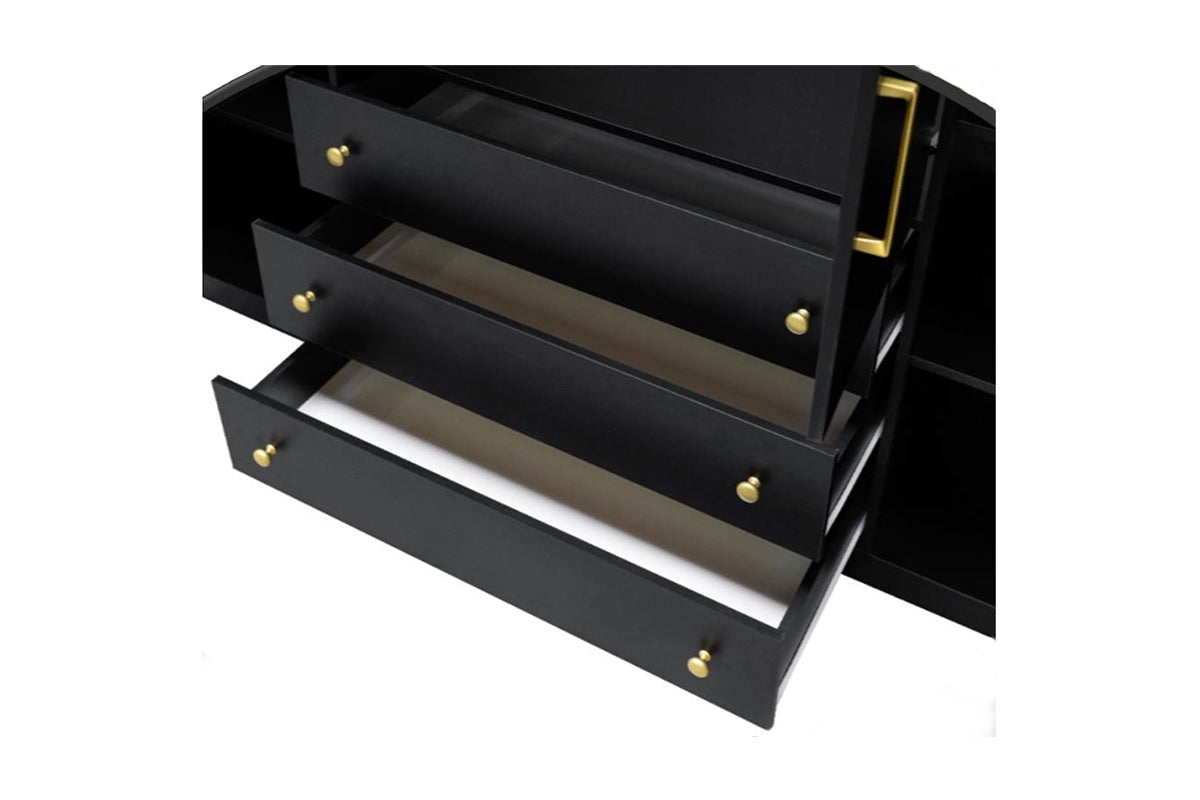 196cm Maine Wardrobe (Available in Black or White)
