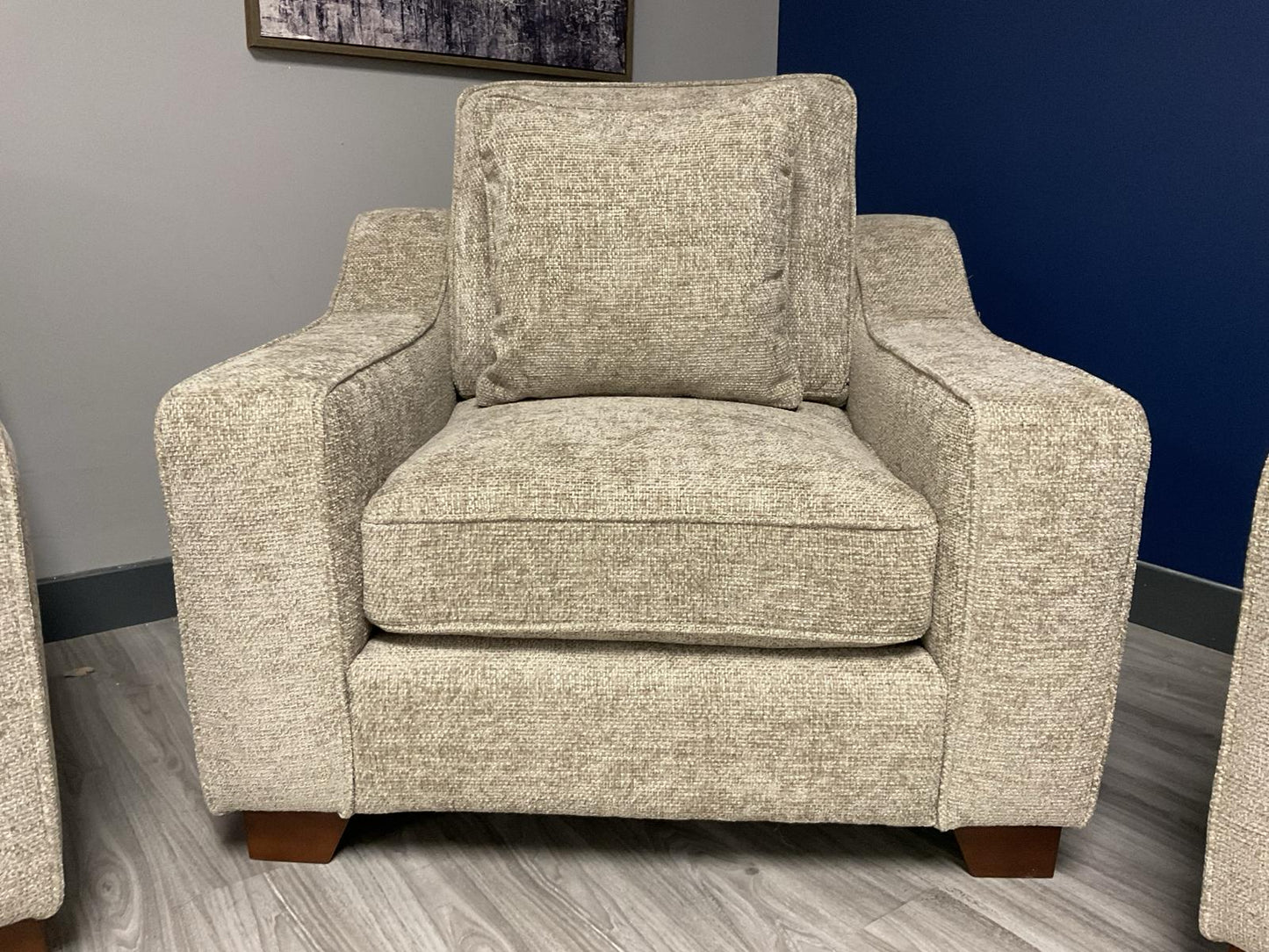 Meadow Armchair Sofa (available in Beige or Grey Chenille)
