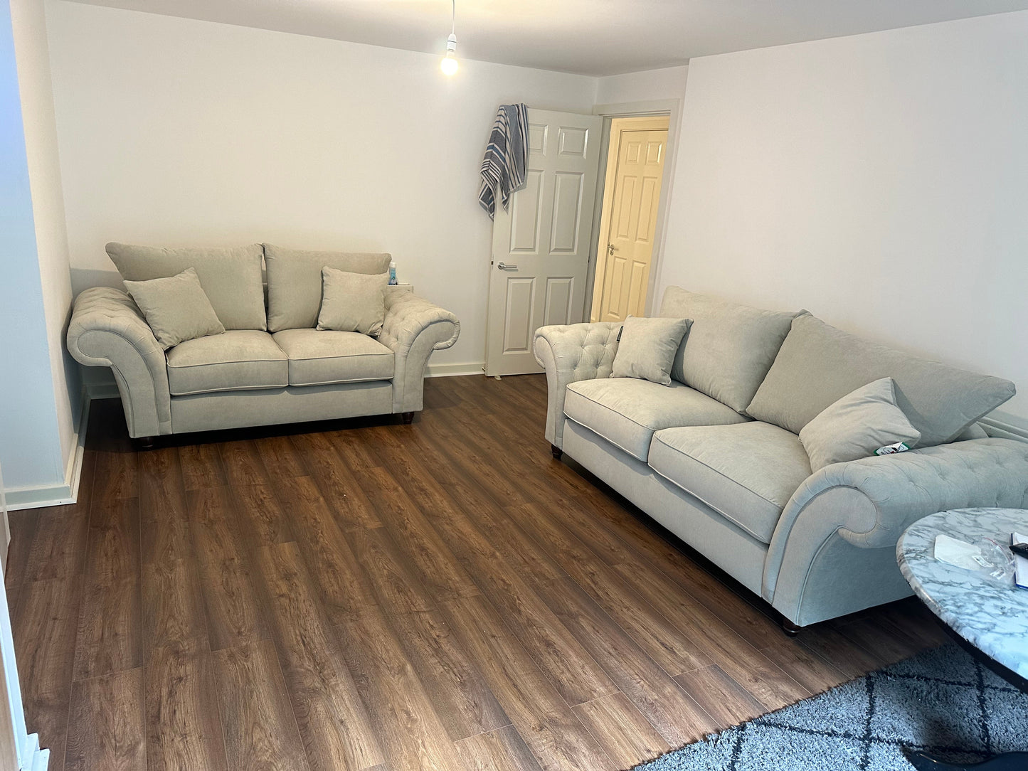Cheshire 3 and 2 Seat Sofa Bundle Deal (Available in Linen Stone or Linen Slate)