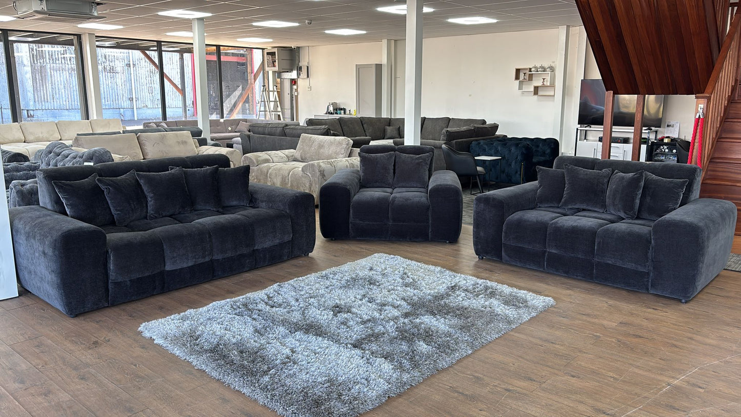 Dubai 2 Seat Sofa (Available in Aston Linen Charcoal or Natural)