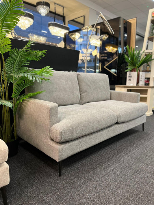 Bobby 3 Seat Sofa (Available in Linen Beige or Grey)