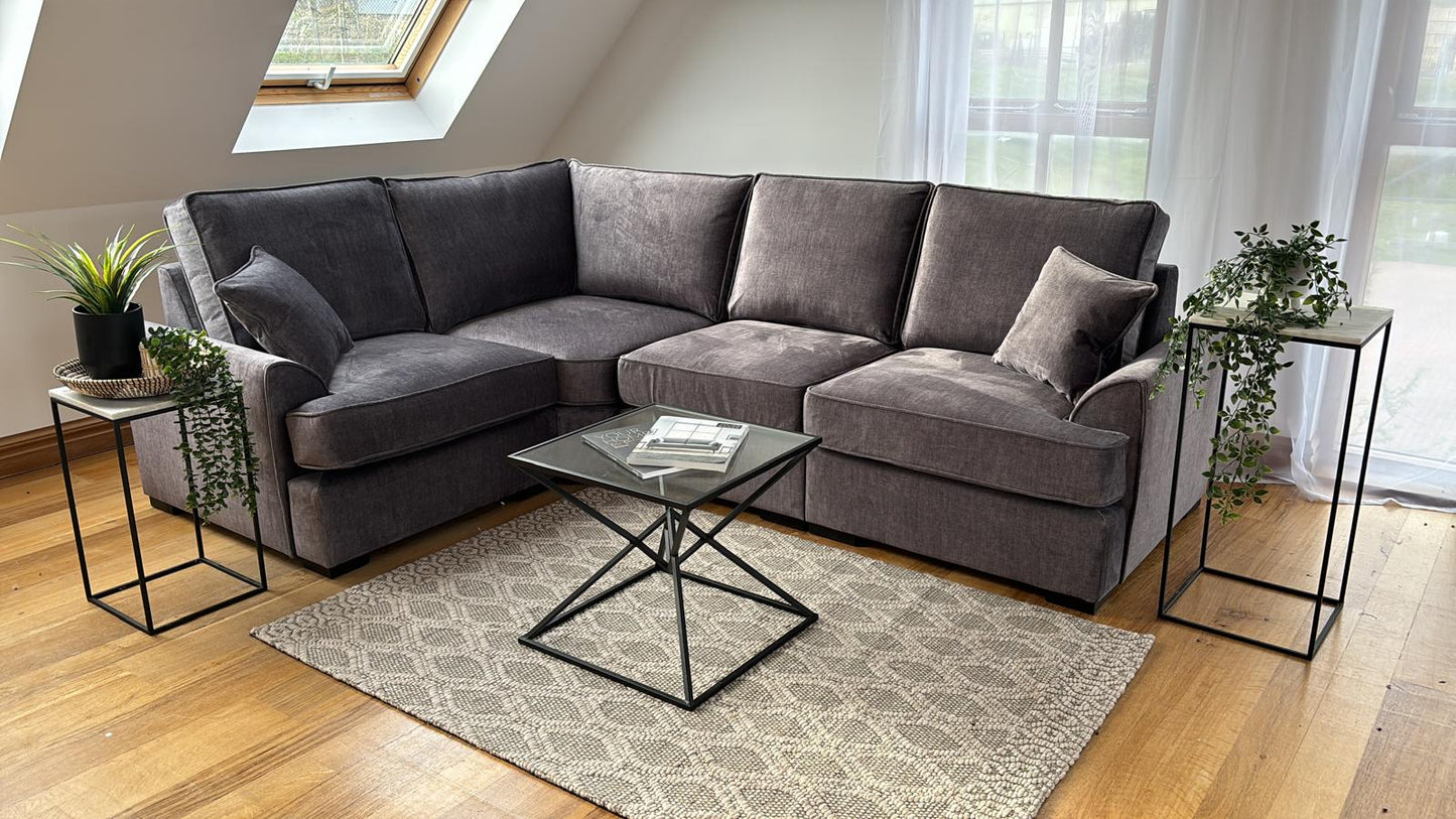 Penge Corner Sofa (Available in Linen Cream or Grey)
