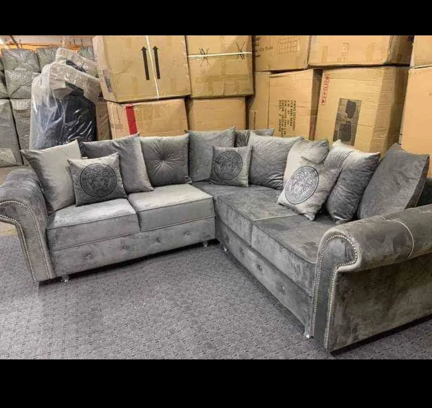 Olympia 5 seater corner sofa