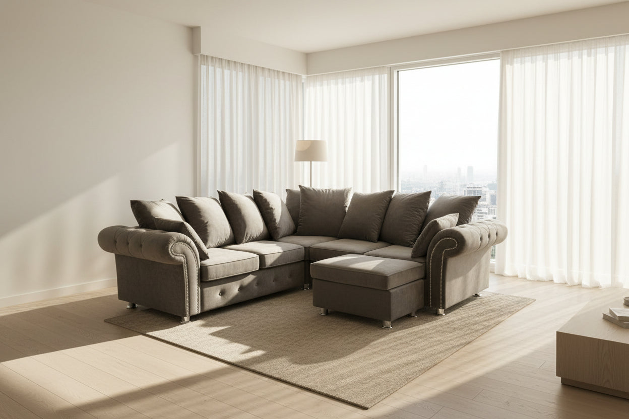 Olympia 5 seater corner sofa