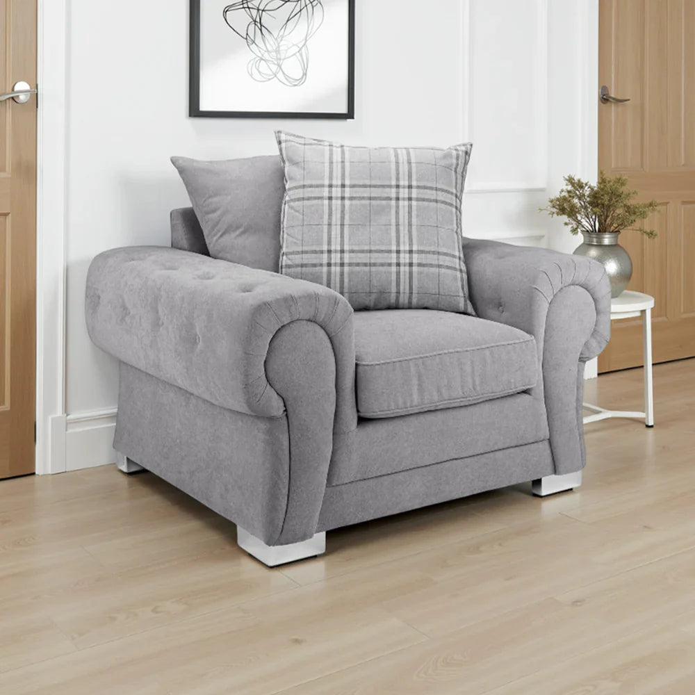 Verona Scatter Back Armchair  Stylish & Comfortable Accent Chair for Modern Living Rooms