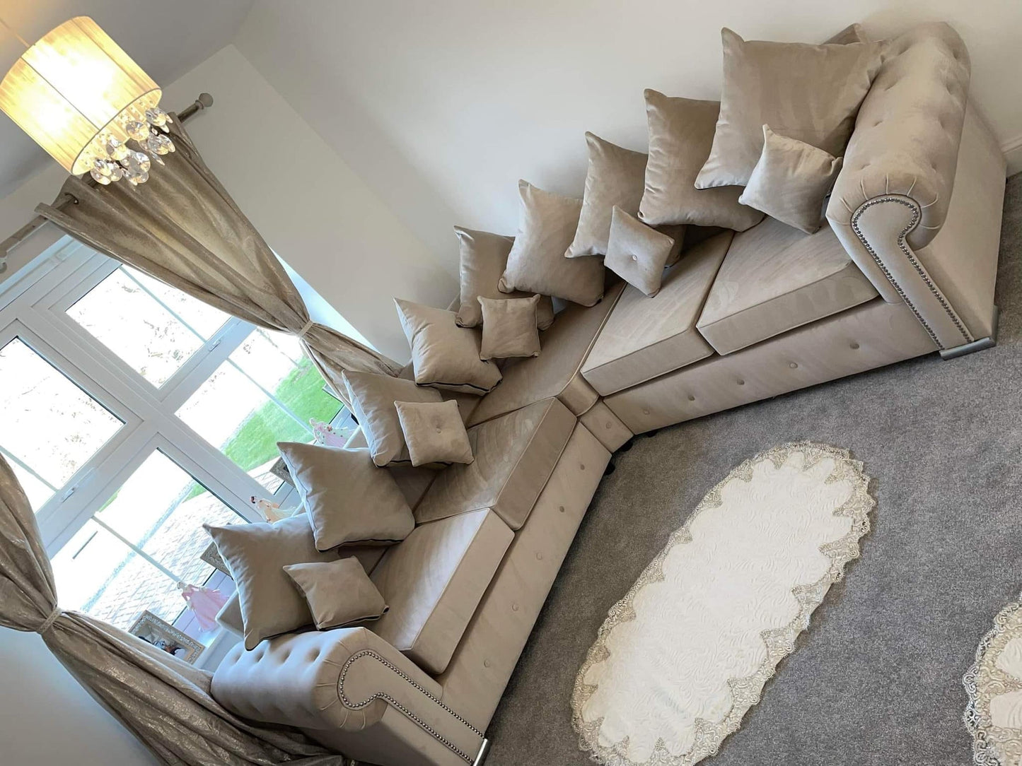 Olympia 5 seater corner sofa