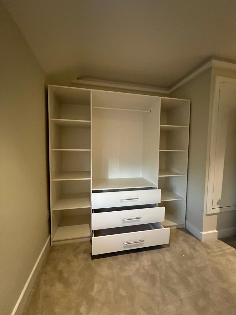 196cm San Francisco Wardrobe in White
