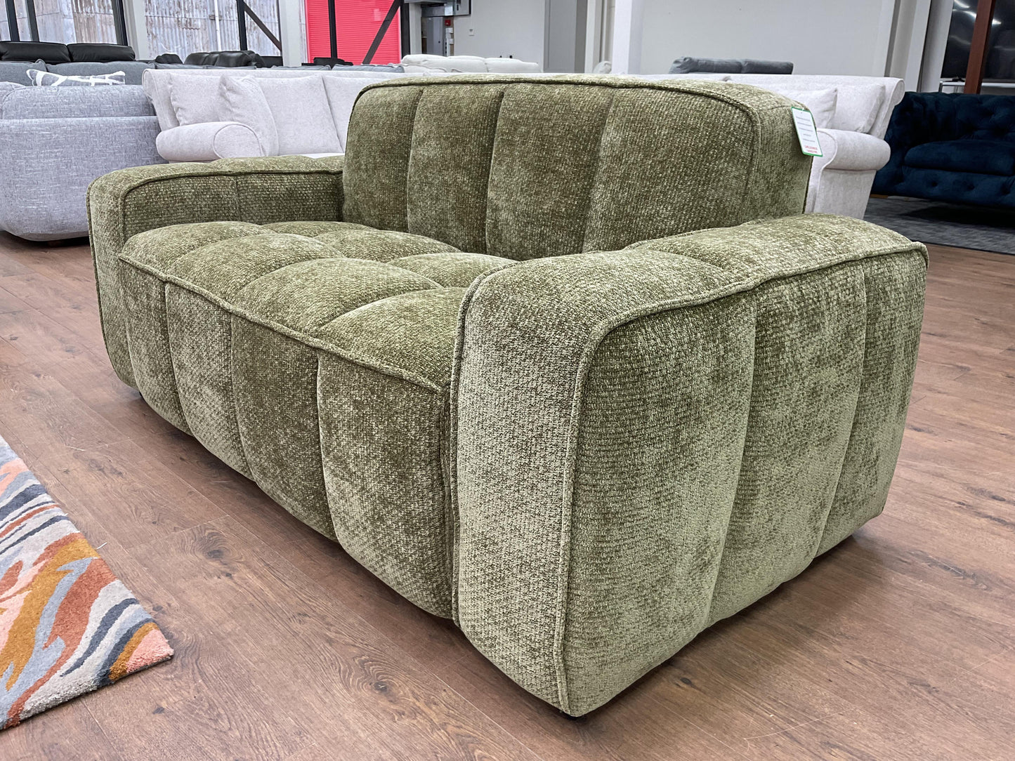 Monaco Cloud 2 Seat Sofa (Available in Beige, Grey or Olive)