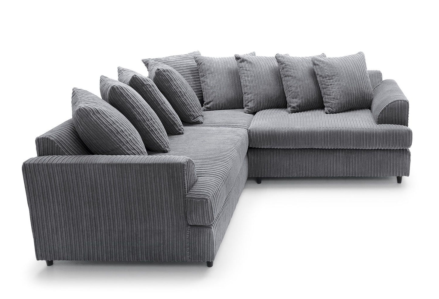 Liverpool Jumbo 5 Seater Wide Armrests With Footstool High quality Fabric Sofa