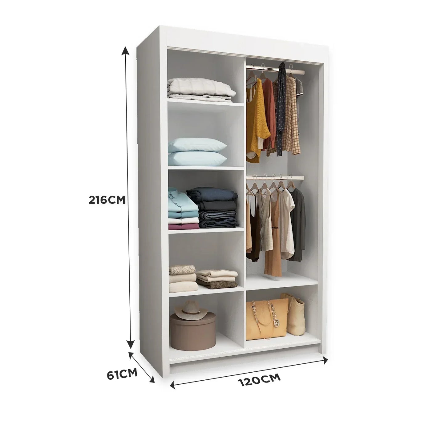 Lisboan Mirror Sliding Wardrobe