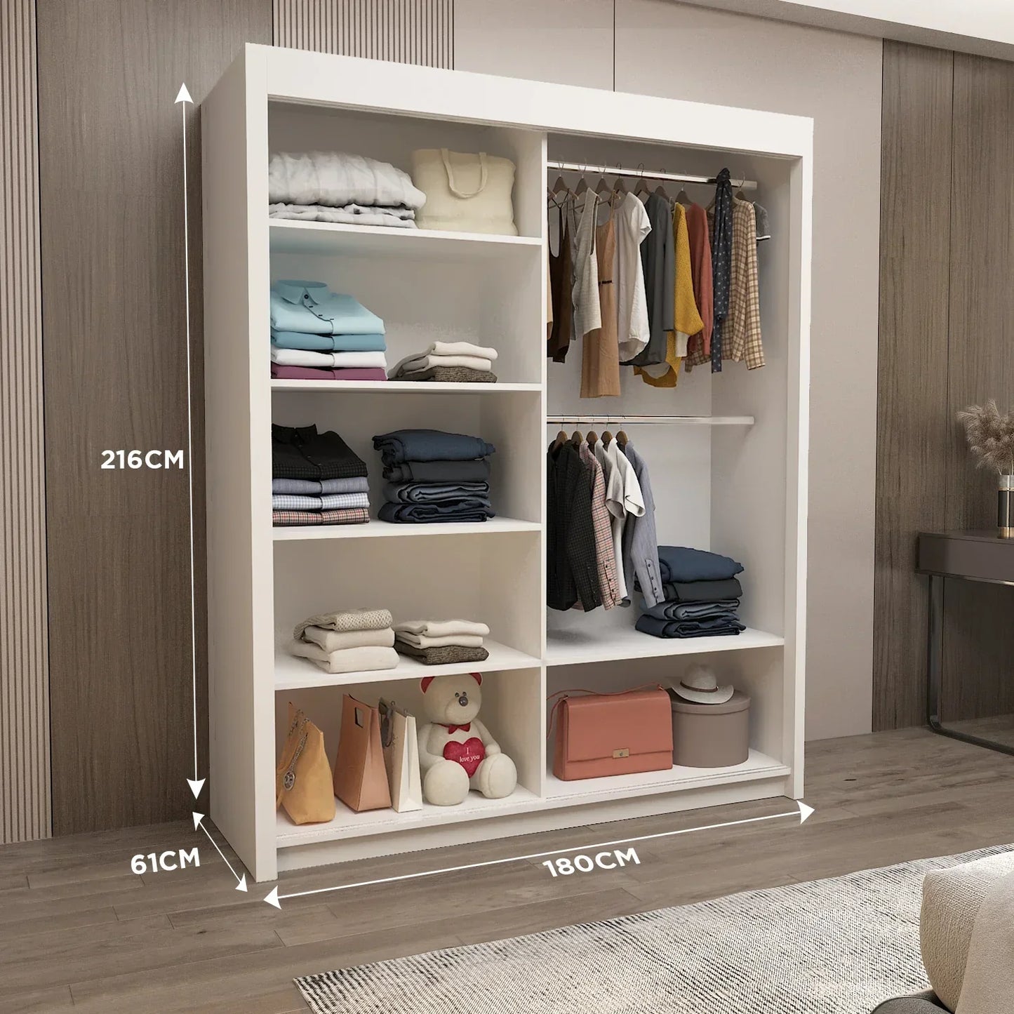 Lisboan Mirror Sliding Wardrobe